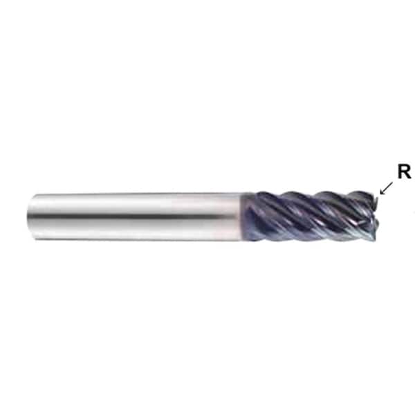 Yg-1 Tool Titanox-Power 5Fl Multiple Helix Short Corner Radius Flat End Mill GMG29080 - main